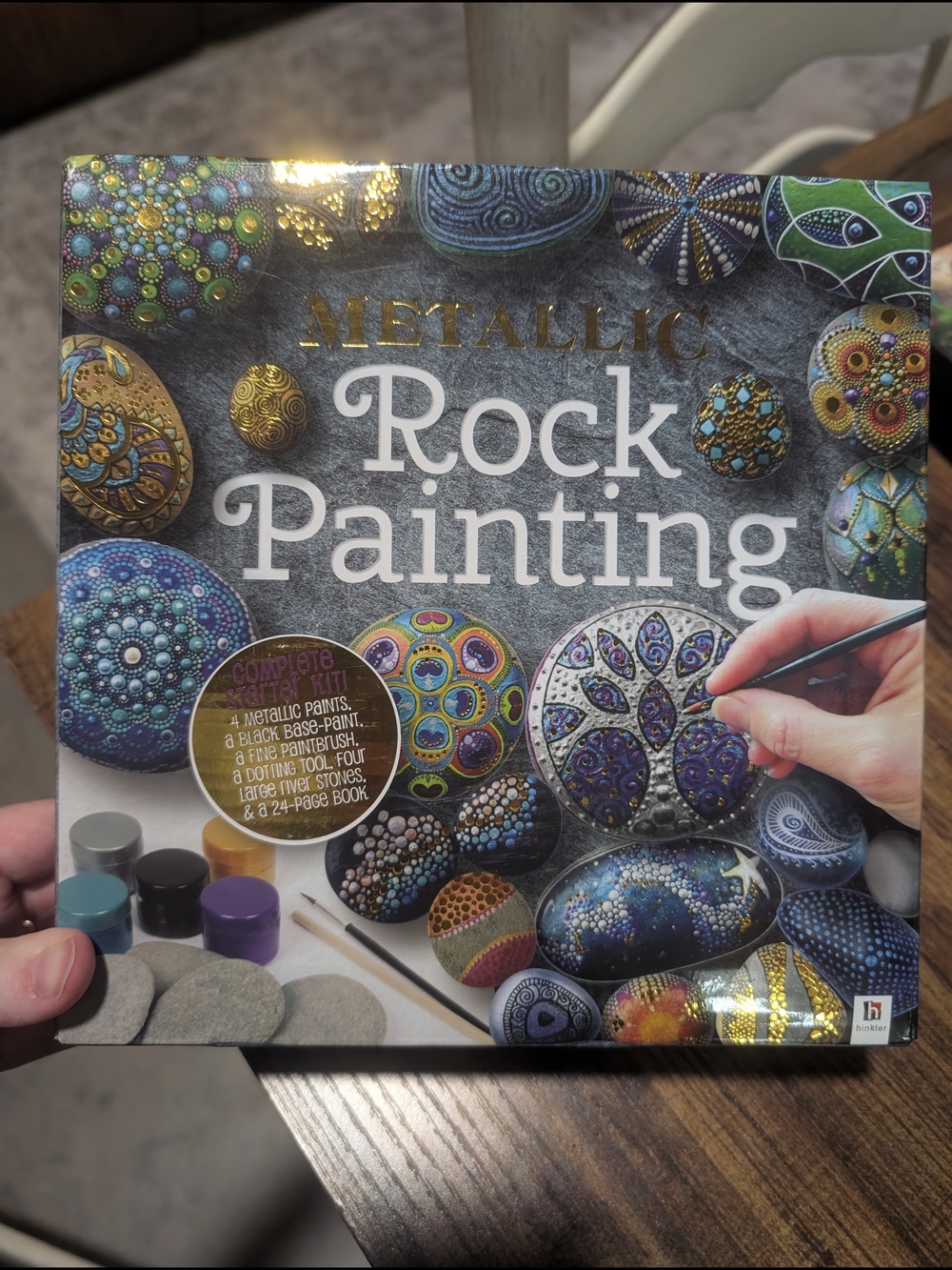 Metallic Rock Painting Kit NWT